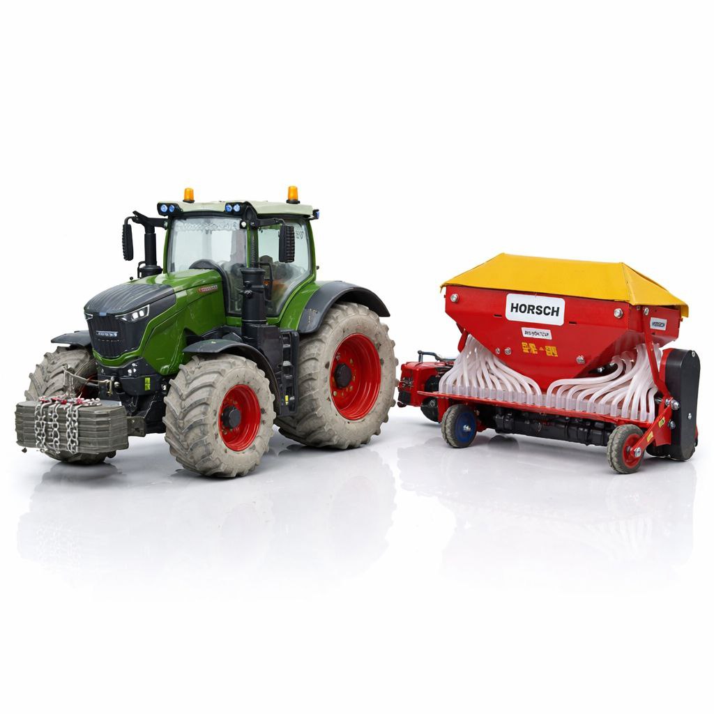 Miniatura Fendt Vario + Semeadora Horsch 1/16 (Controle Remoto)