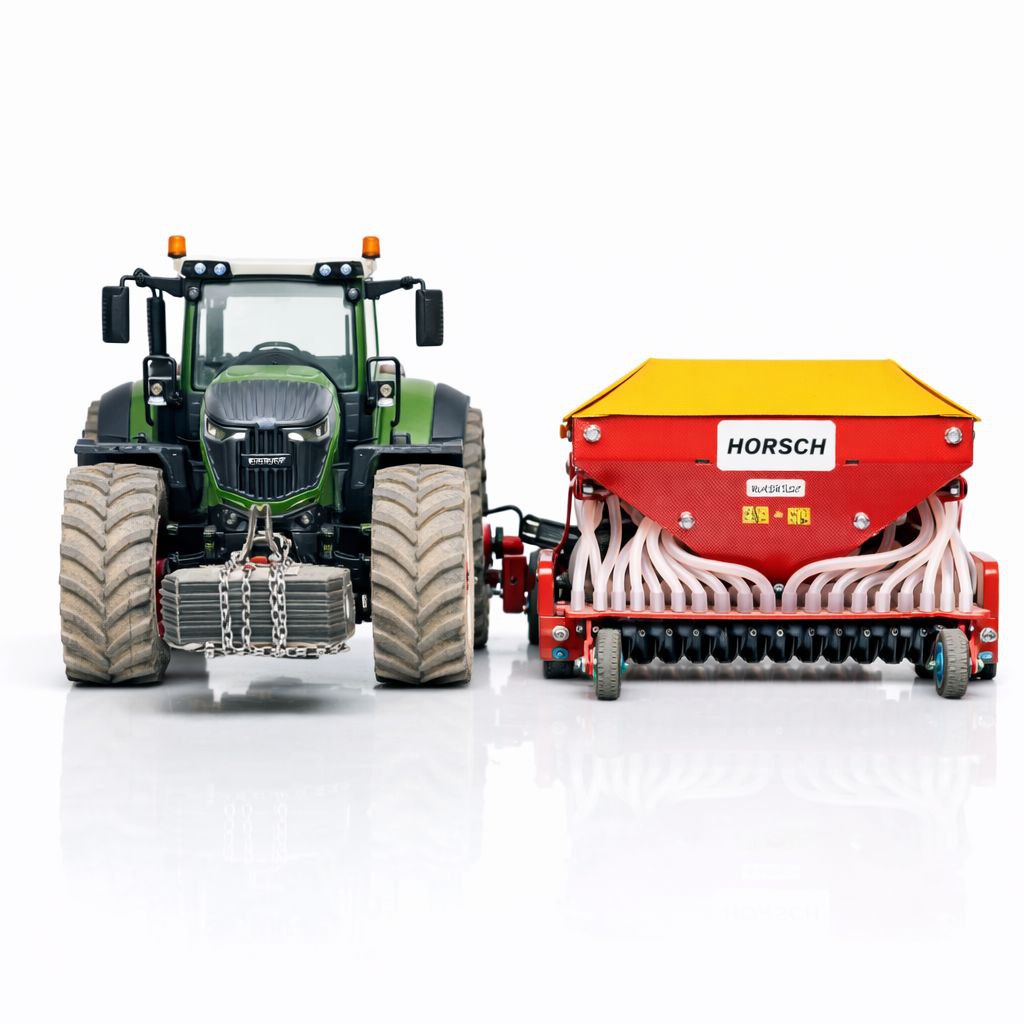 Miniatura Fendt Vario + Semeadora Horsch 1/16 (Controle Remoto)