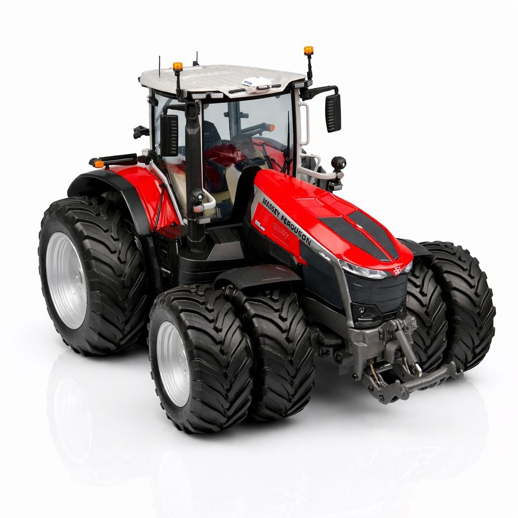 Massey Ferguson 9S.425 com Rodas Duplas – Escala 1/24 (Controle Remoto)