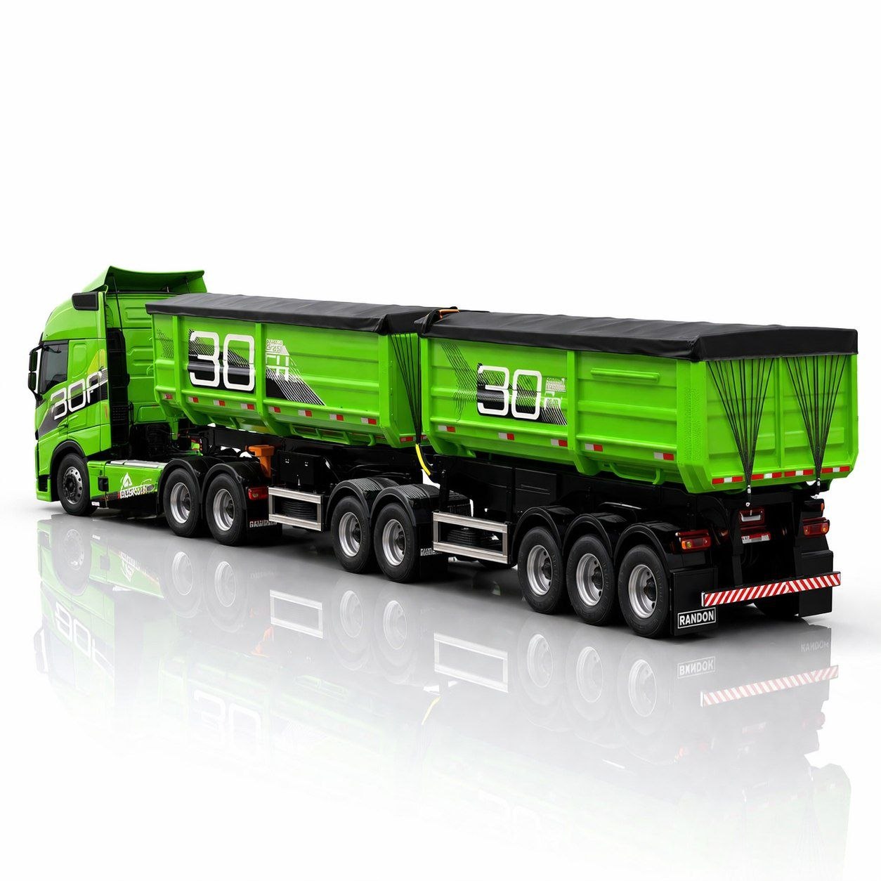 Scania Highline 6x4 Carga Lonada com LED Customizado Olho (Controle Remoto)