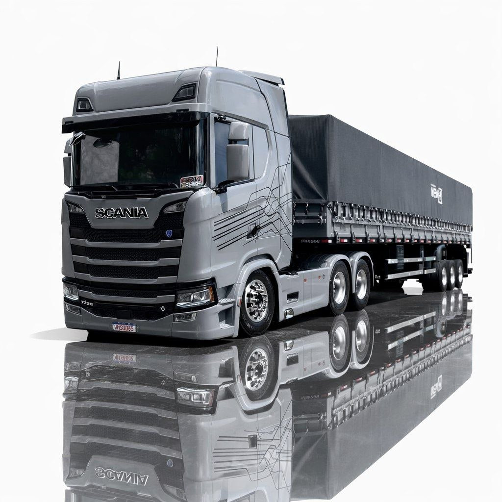 Scania 770S 6x4 Randon Sider Escala (Controle Remoto)