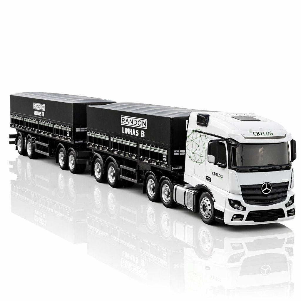 Mercedes-Benz Actros 8x4 Rodotrem Linhas B (Controle Remoto)