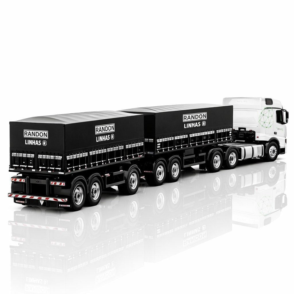 Mercedes-Benz Actros 8x4 Rodotrem Linhas B (Controle Remoto)